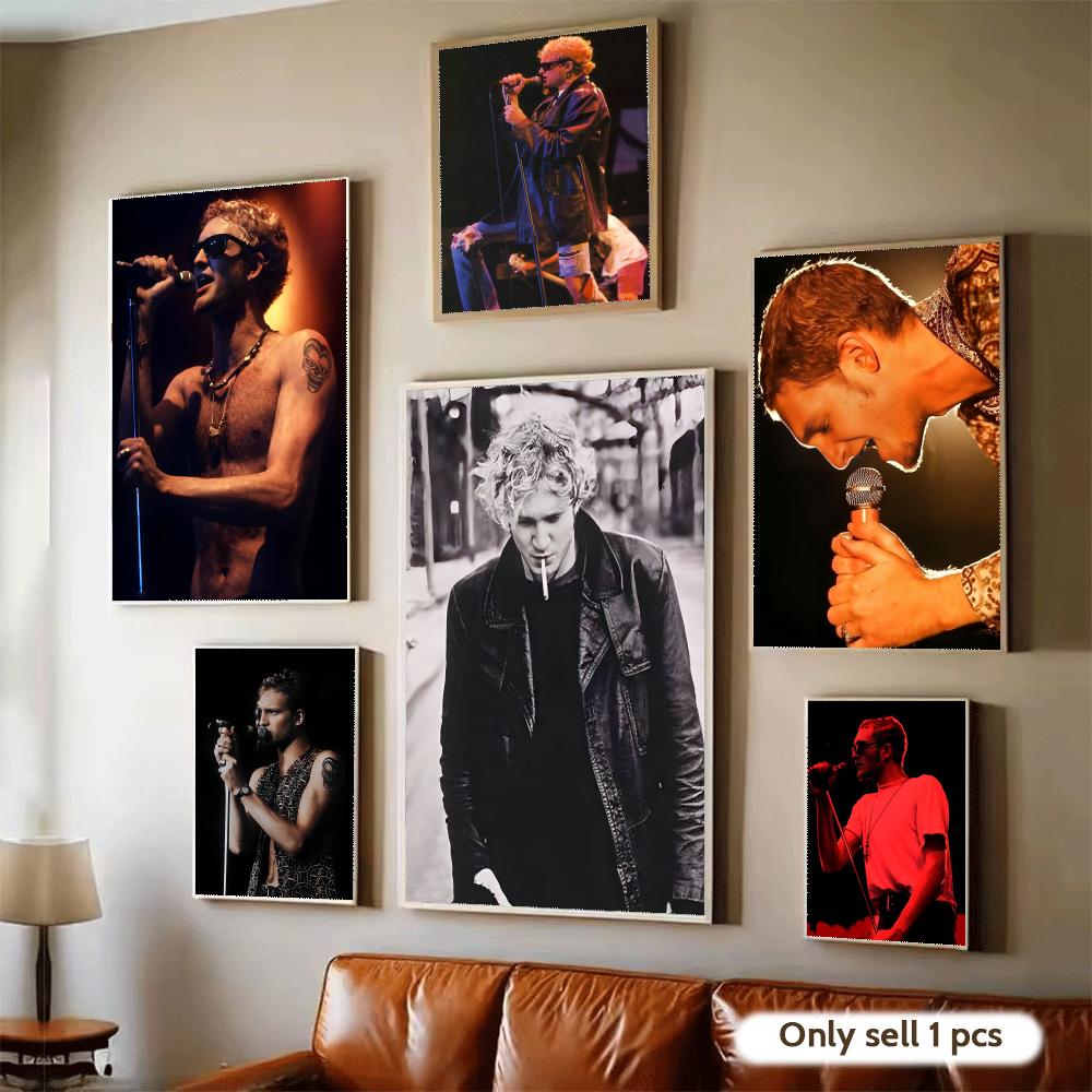 Home Decor Living Room Ideas - Singer L-Layne Staley Poster, moderne selbstklebende