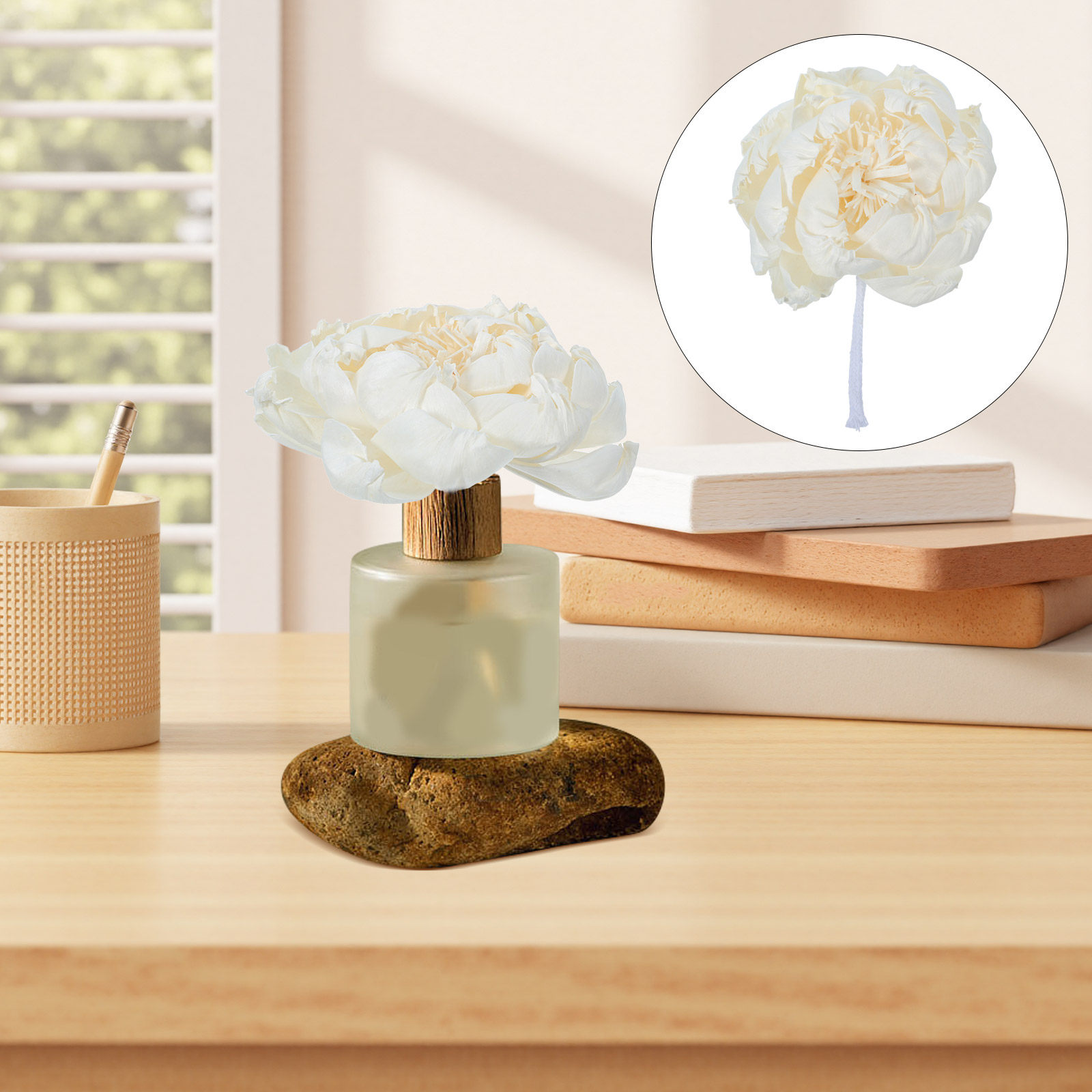 Home Decor Essentials - Aroma-Diffusor-Blume für die Heimdekoration, Duftdiffusor-Blütenköpfe, ätherisches