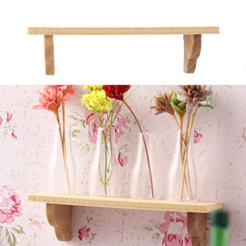 Home Decor Furniture - 1 Stück 1:12 Puppenhaus Holz-Wandregal Badezimmer-Aufbewahrungsregal