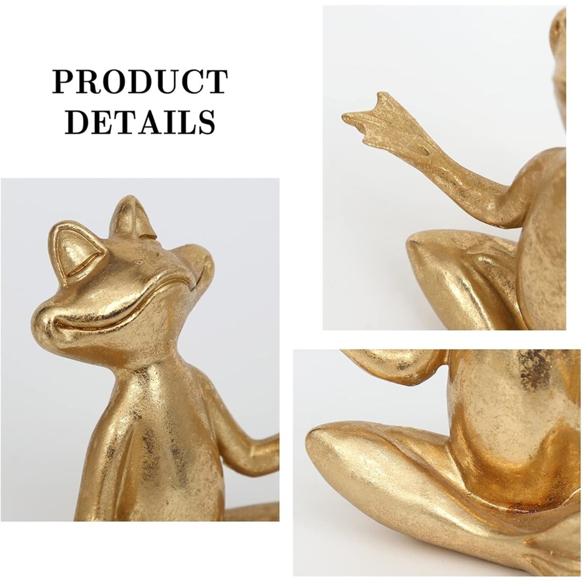 Home Decor Trend 2026 - 2026 Trend 3-teiliges Set Goldene Frosch-Figuren