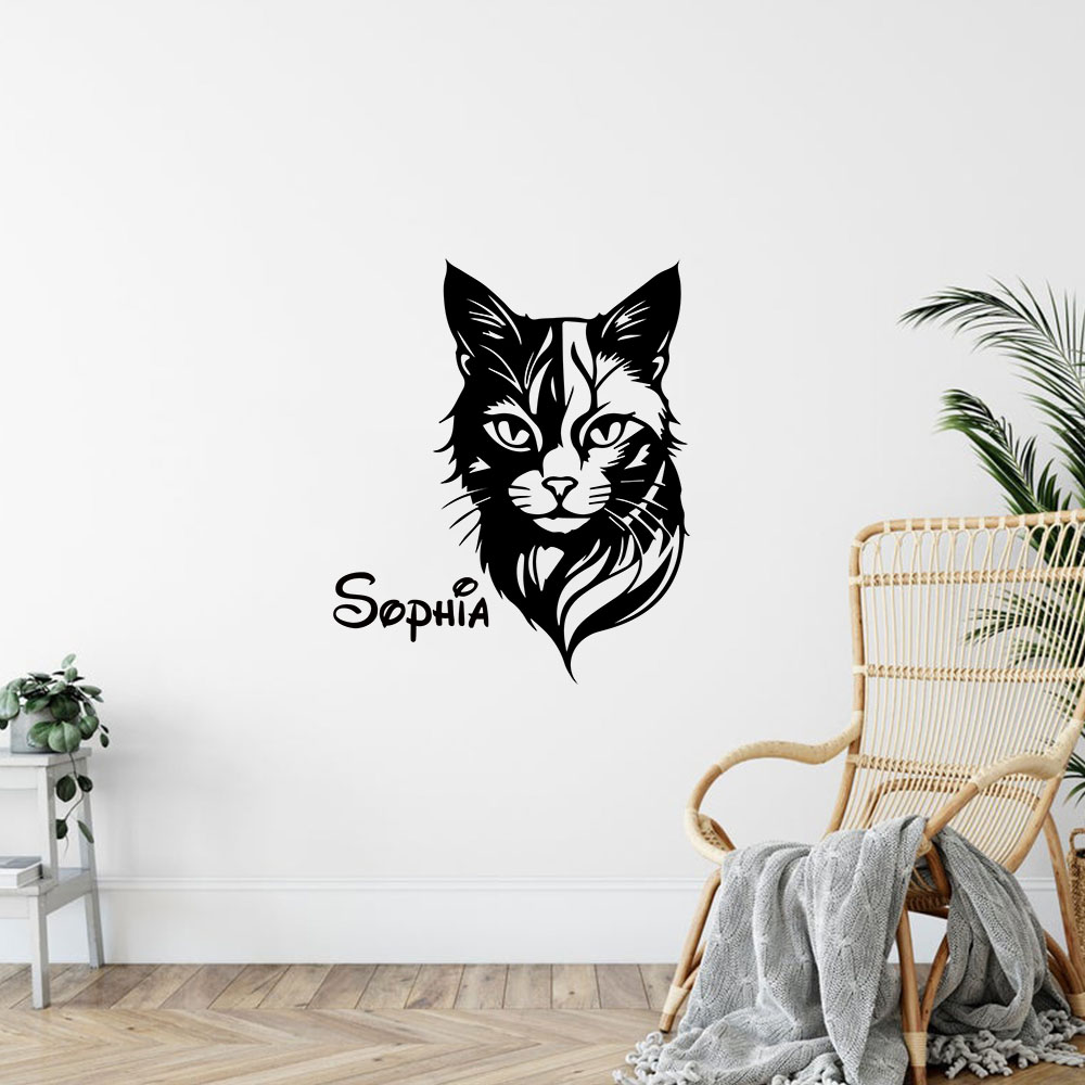 Home Decor Cat - 1 Stück niedliche Katze mit personalisiertem