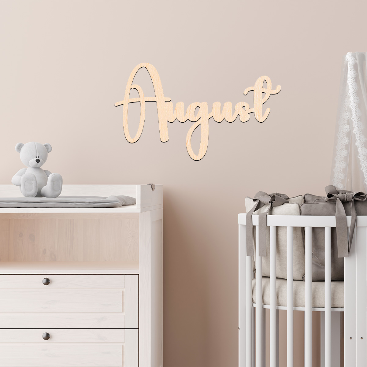 Home Decor Examples - 1-teiliges Beispiel (1 Stück), personalisiertes, lasergeschnittenes