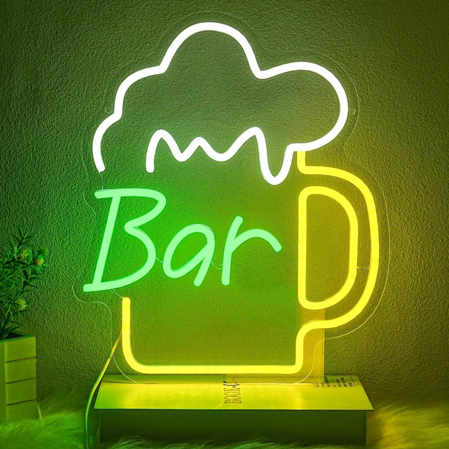 Home Decor Light - Bier-Bar Neonschild USB Dimmbares LED-Licht für