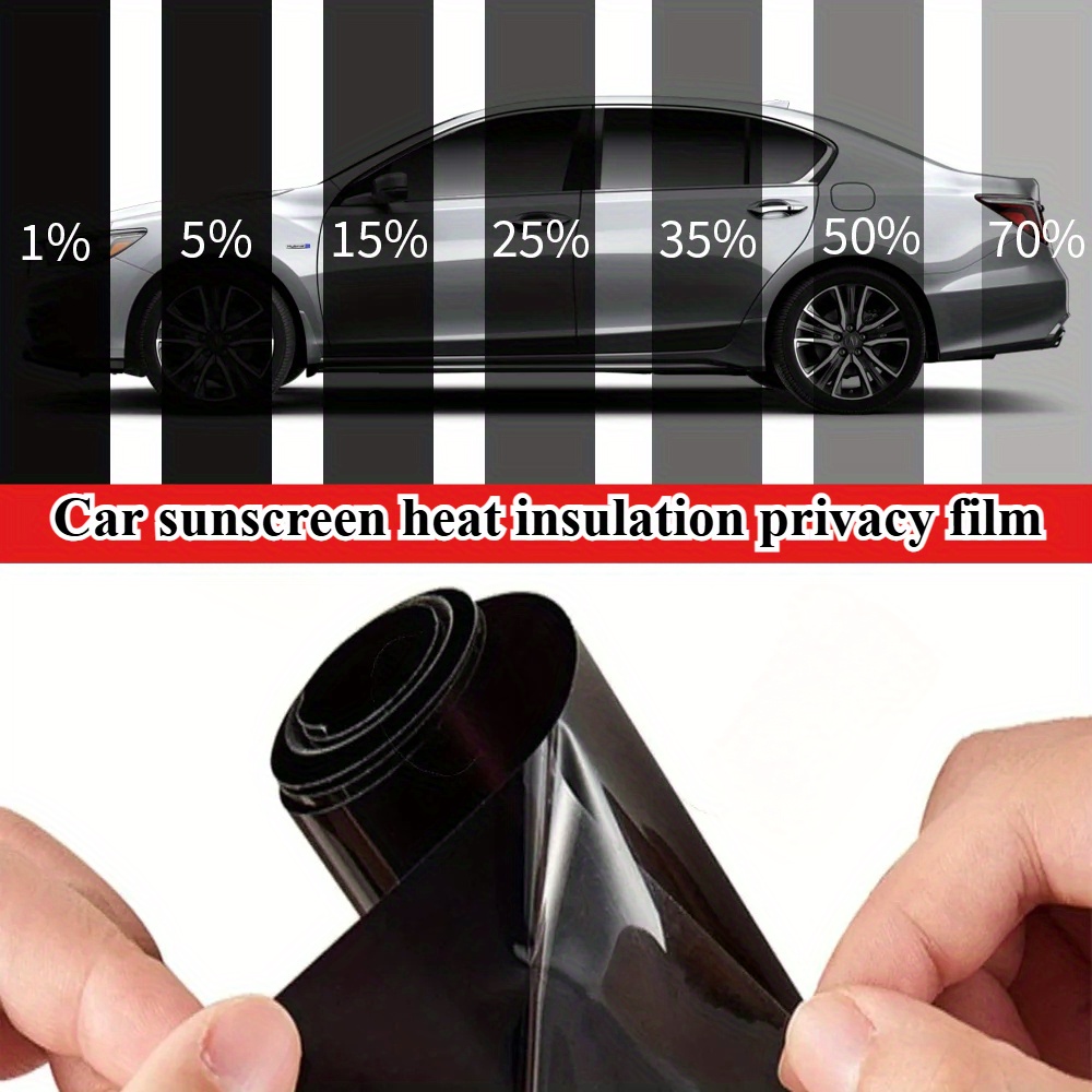 Home Decor Window Blinds - Universelle Auto-Fensterfolie 1%-70% VLT Wärmeschutz Sonnenschutz