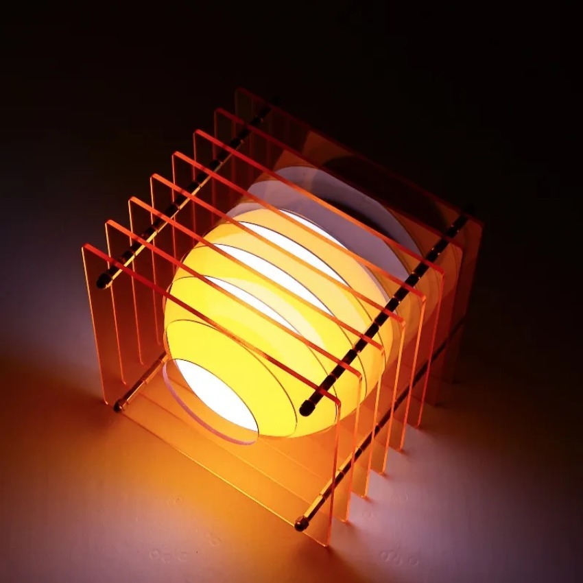 Home Decor Light - DIY Mondlampe Acryl Tausendschichtlampe Desktop-Dekoration Hängende