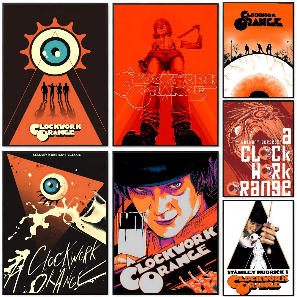 Home Decor Living Room Ideas - A Clockwork Orange Poster HD-Druck Cyberpunk-Stil
