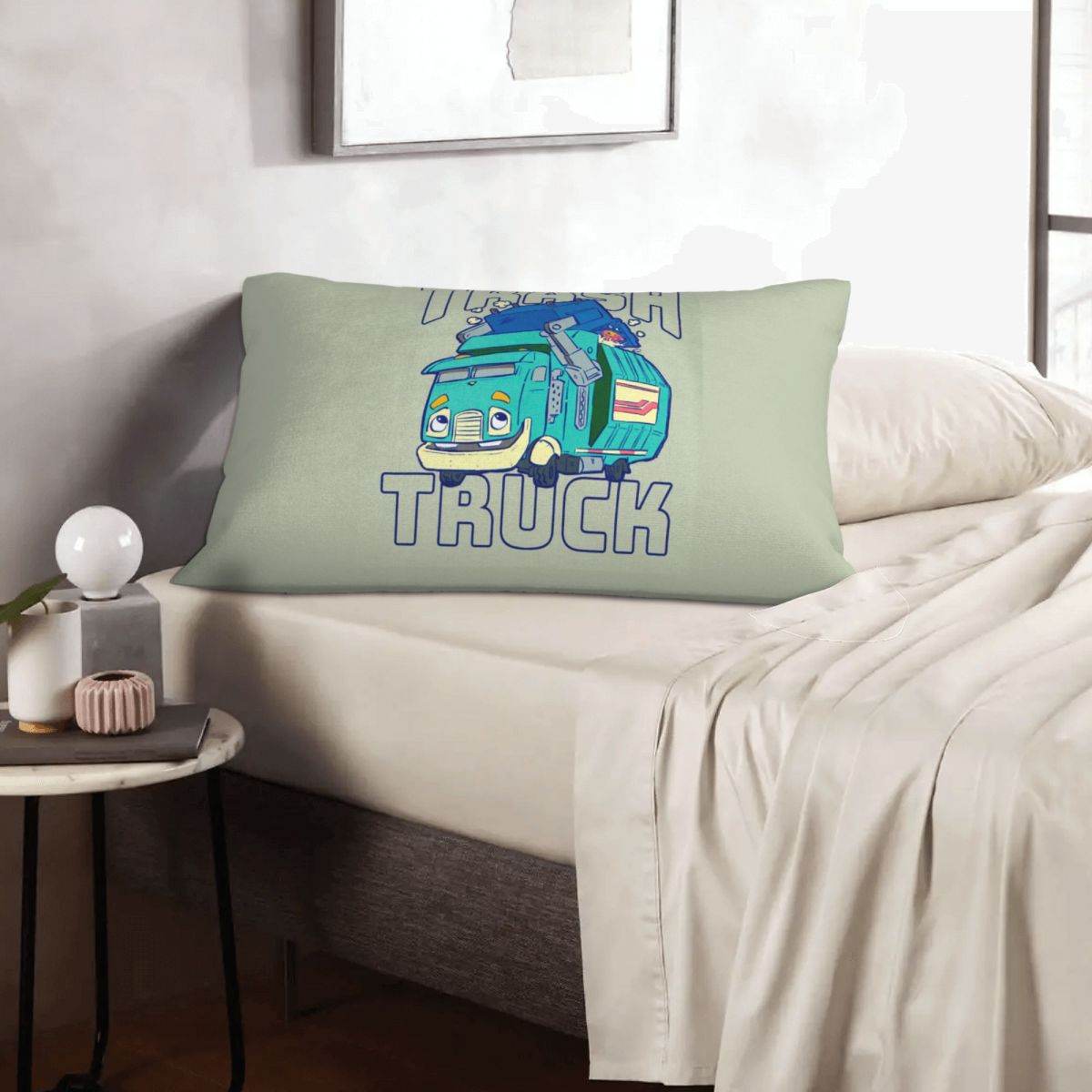 Home Decor Netflix - Müllwagen Cartoon Netflix Rechteck Kissenbezug Kissenbezug