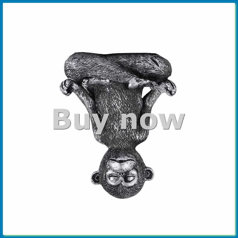 Home Decor Resin - Meditierende Affenstatue aus Kunstharz, Yoga-Buddha-Figur, dekorative