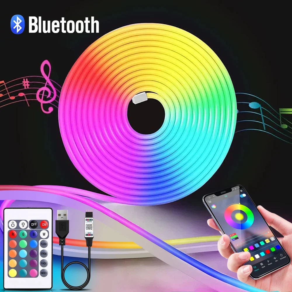 Home Decor Light - 1-5 m RGB LED Neon Streifen