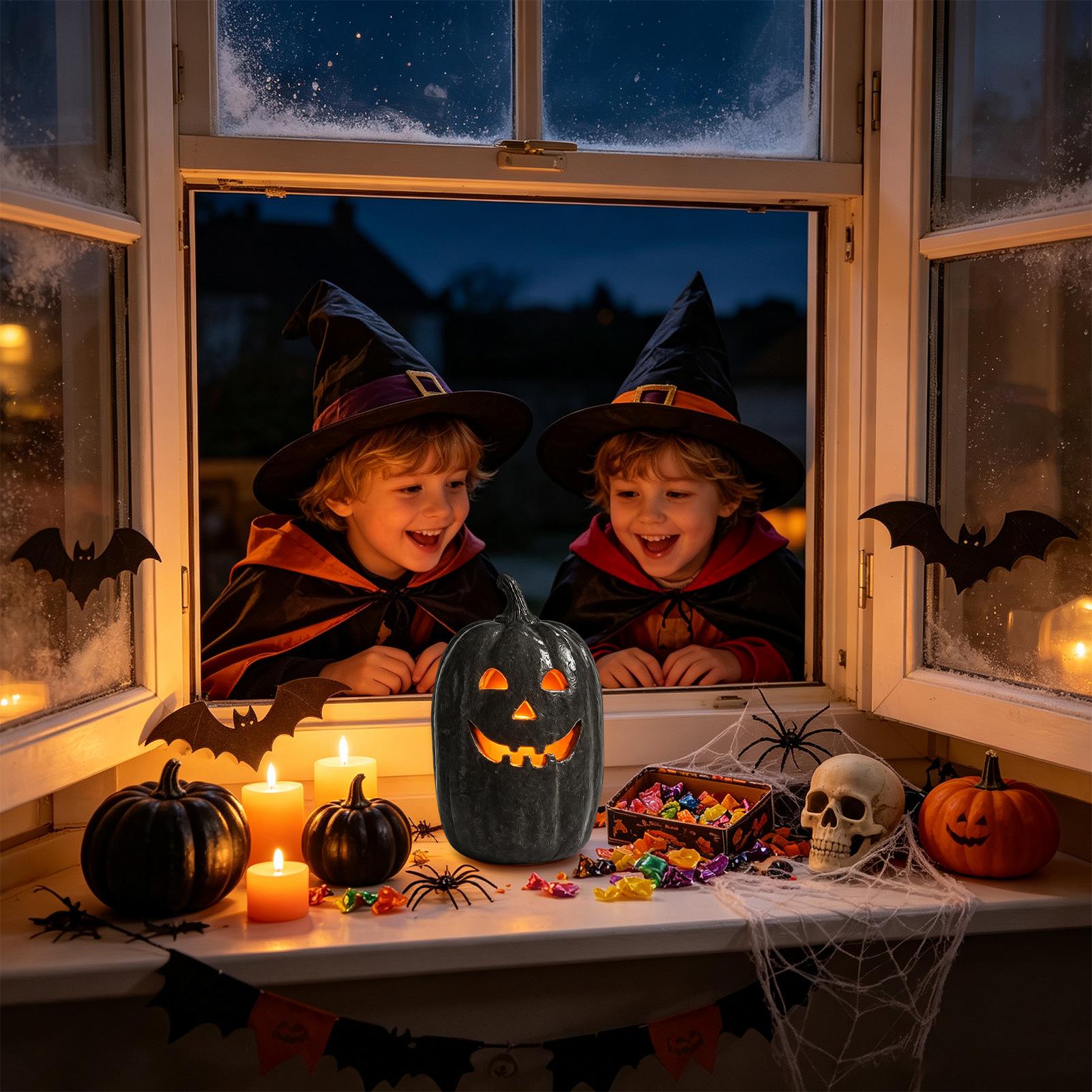 Halloween-Kürbisse aus Kunstha – Home Decor Resin Bewertung und Preis