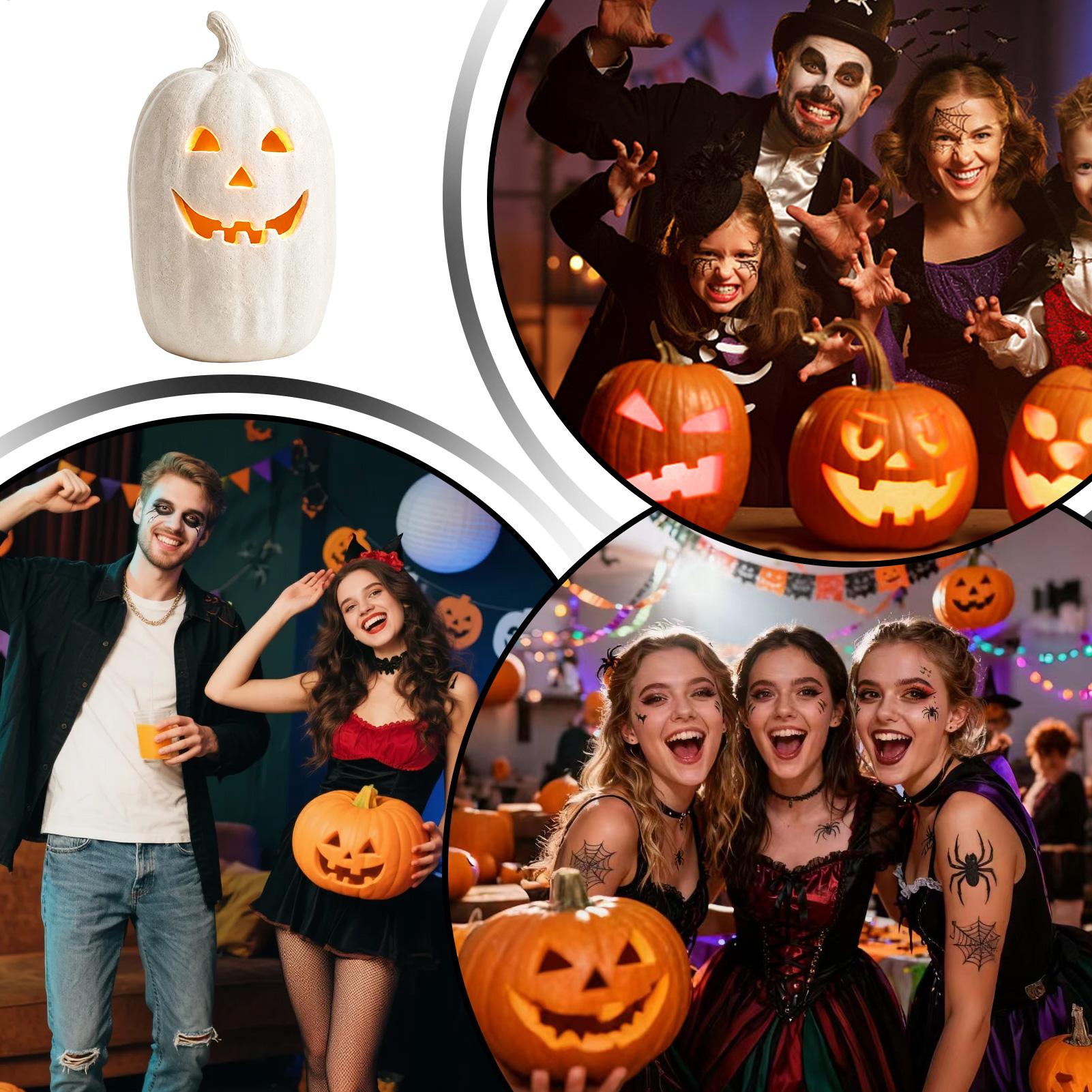 Halloween-Kürbisse aus Kunstha – Home Decor Resin Bewertung und Preis