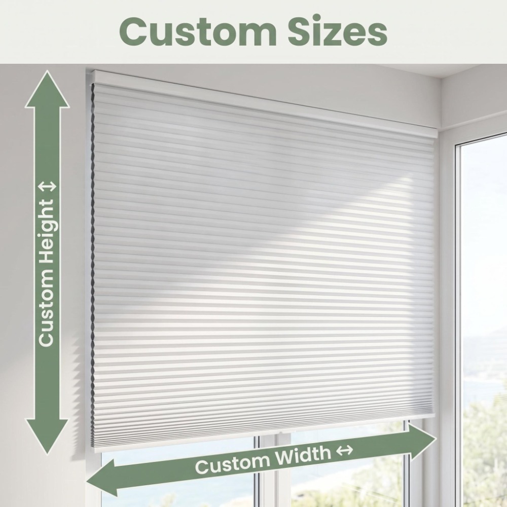 Maßgefertigte Wabenplissees Ve – Home Decor Window Blinds Bewertung und Preis
