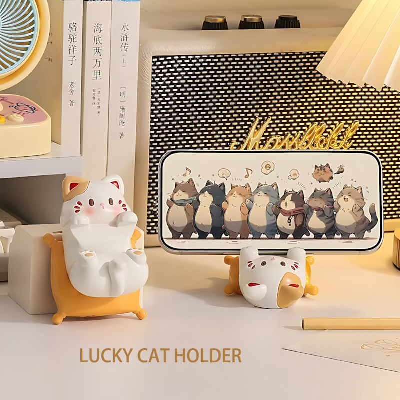 Niedliche Cartoon-Katze-Deskto – Home Decor Cat Bewertung und Preis