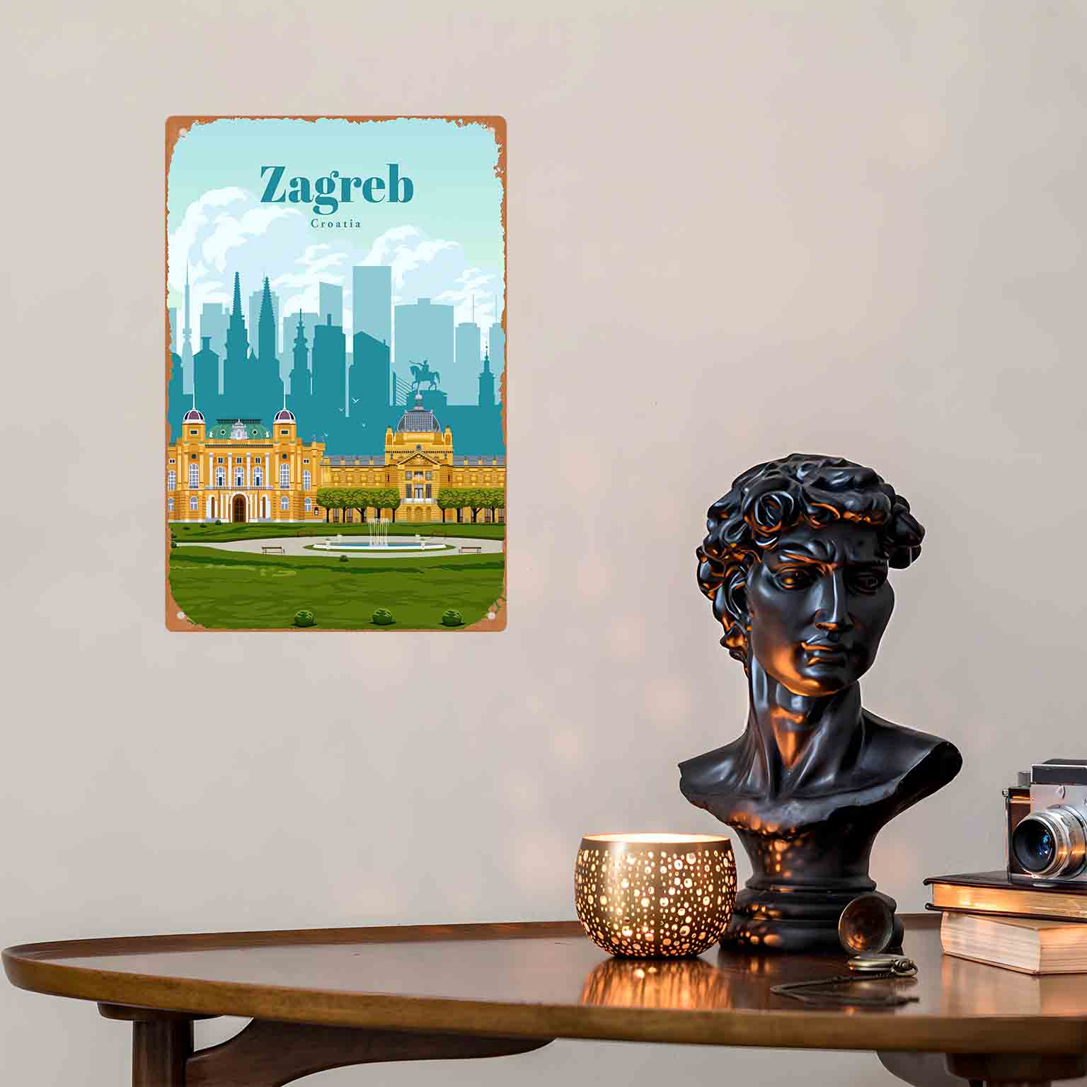 2D FLAT 1 Stück Zagreb Kroatie – Home Decor Zagreb Bewertung und Preis