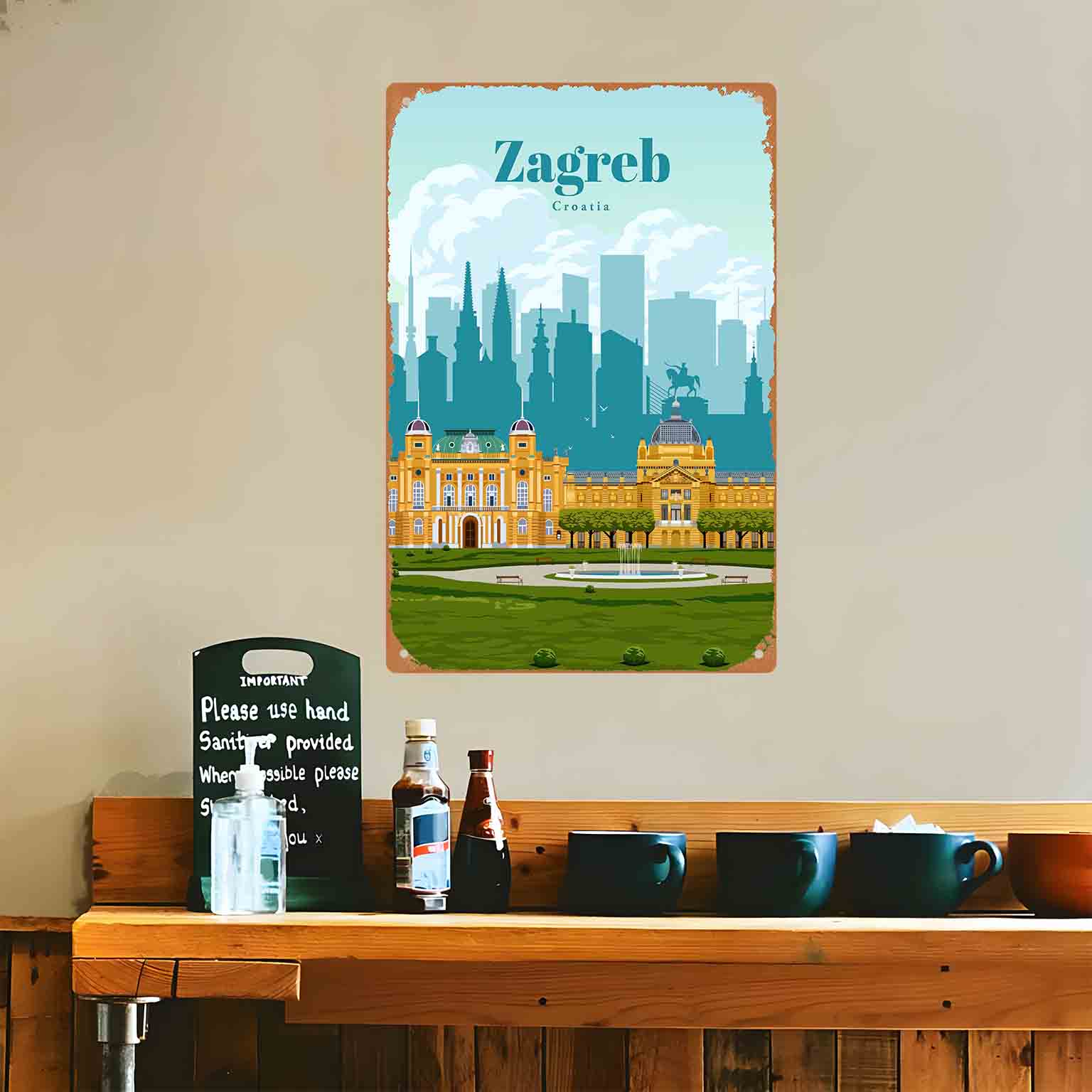 2D FLAT 1 Stück Zagreb Kroatie – Home Decor Zagreb Bewertung und Preis