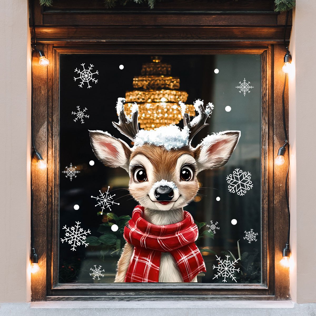 1pc Weihnachten Schal Schneefl – Home Decor Window Blinds Bewertung und Preis