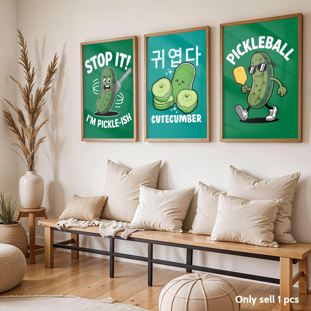 Kunstposter mit Gurken-Sauerbr – Home Decor Living Room Ideas Bewertung und Preis