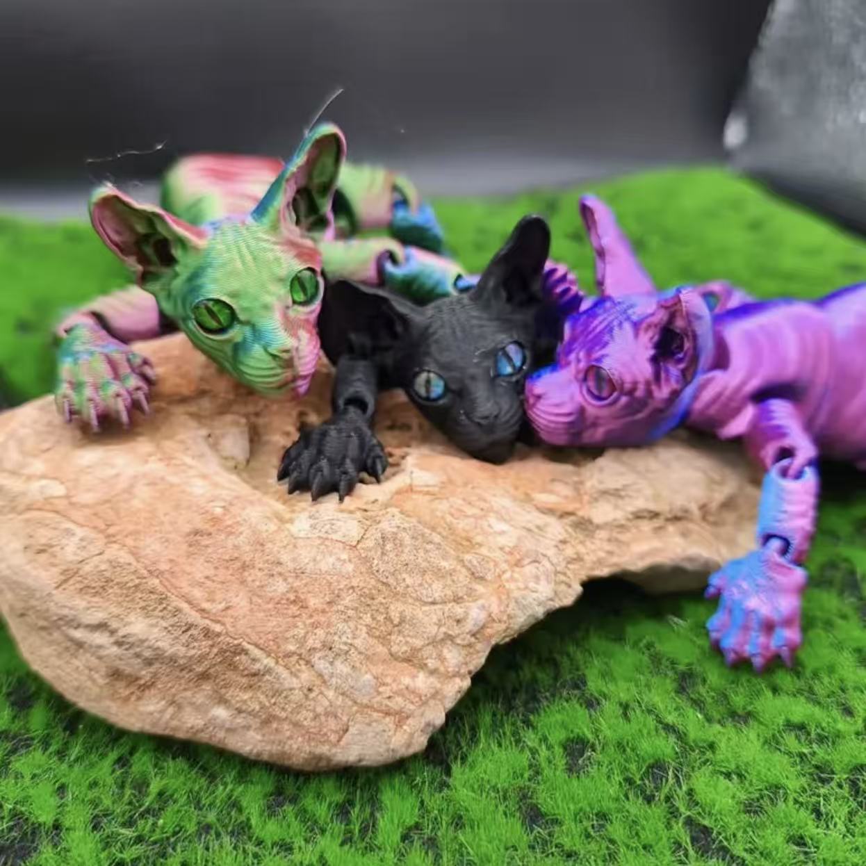 1 Stück 3D-gedruckte Sphynx-Ka – Home Decor Cat Bewertung und Preis