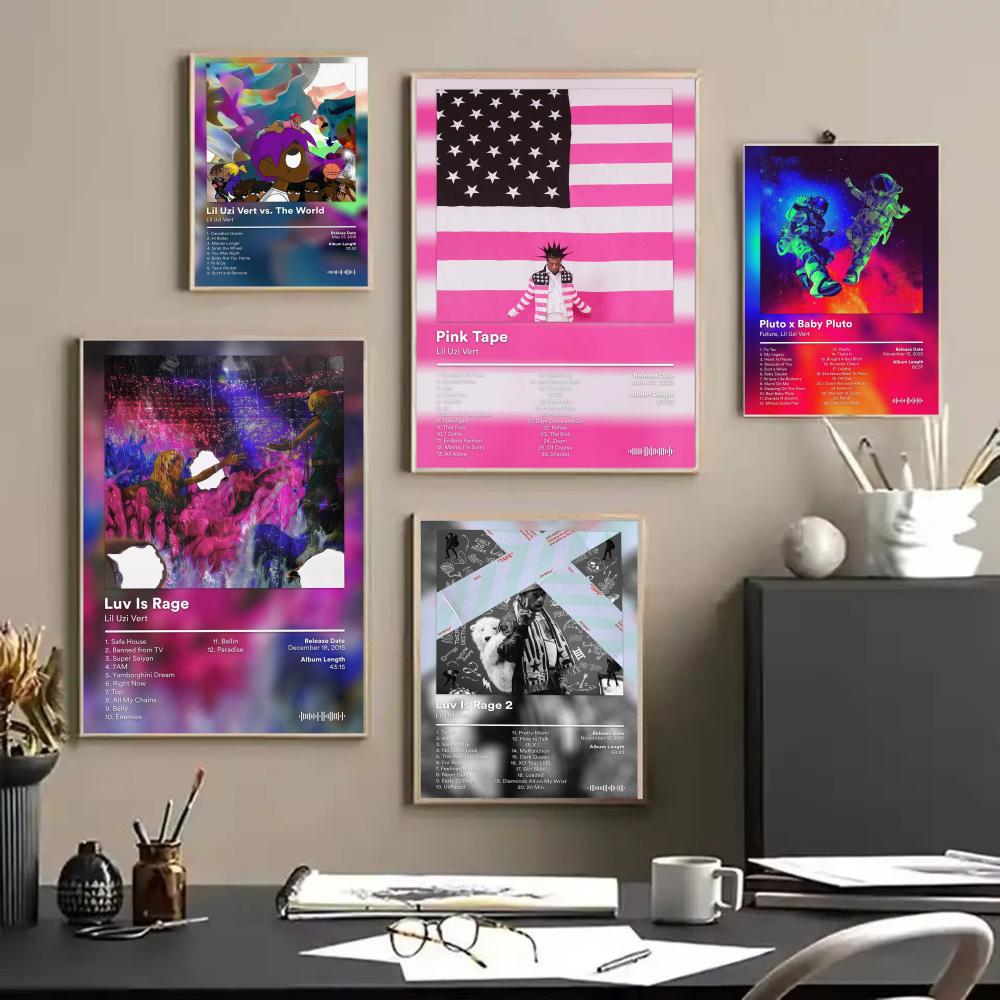 Lil U-Uzi V-Vert Album-Poster, – Home Decor Living Room Ideas Bewertung und Preis