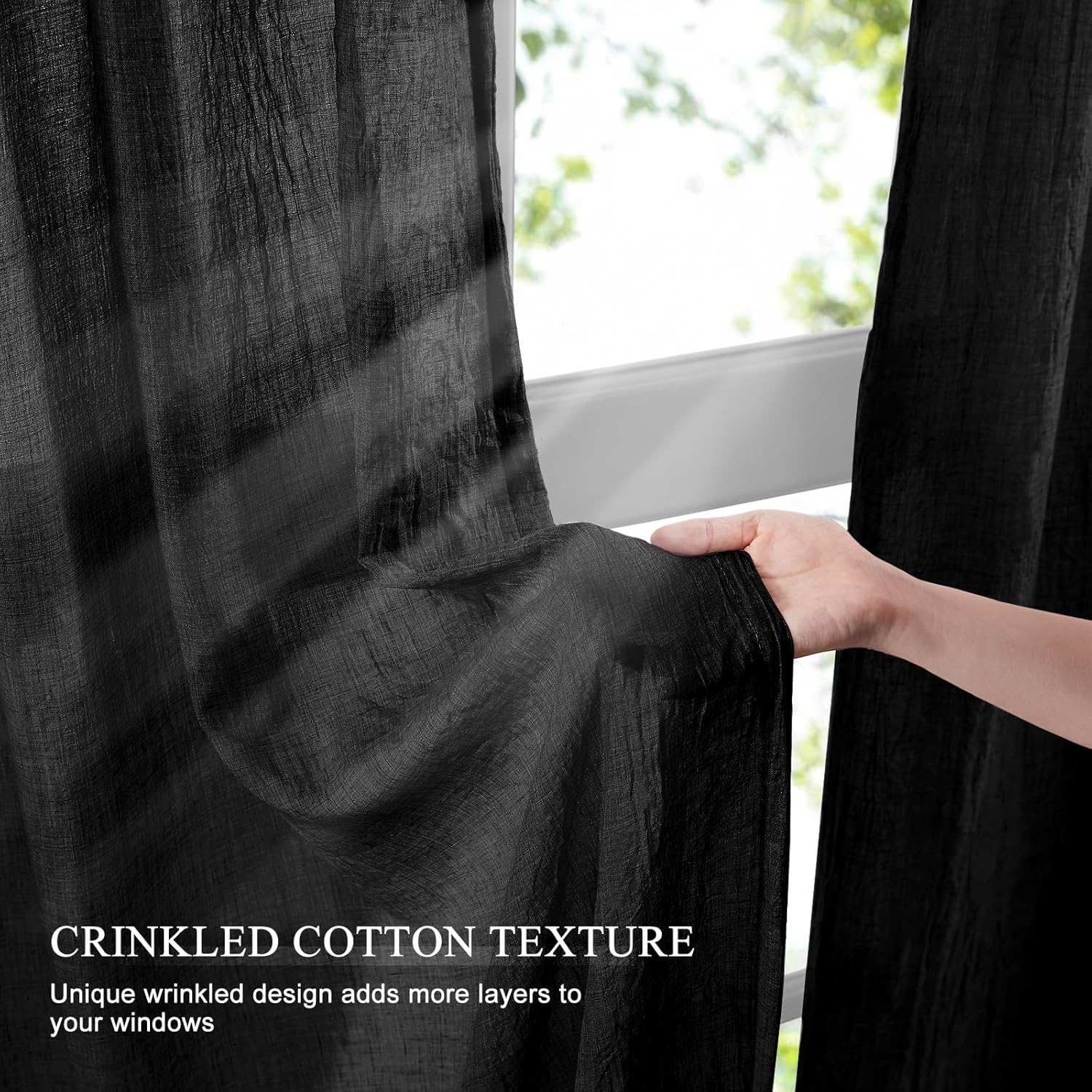 Schwarze Transparente Vorhänge – Home Decor Window Blinds Bewertung und Preis