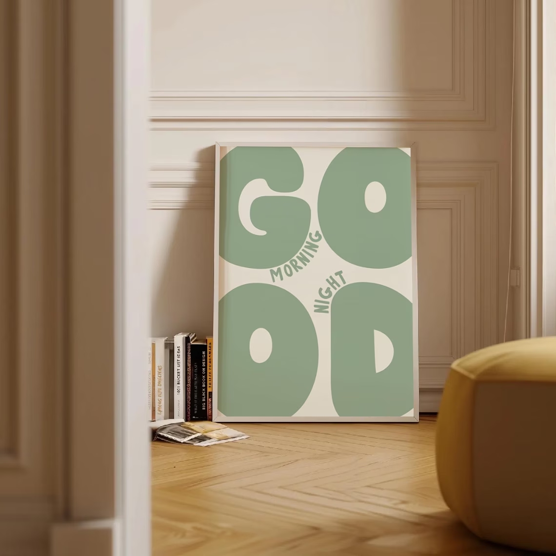 Moderne grüne Wandkunst mit Gu – Home Decor On Wall Bewertung und Preis