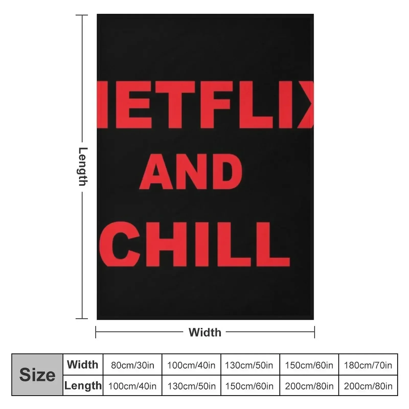 NETFLIX AND CHILL Wolldecke, d – Home Decor Netflix Bewertung und Preis