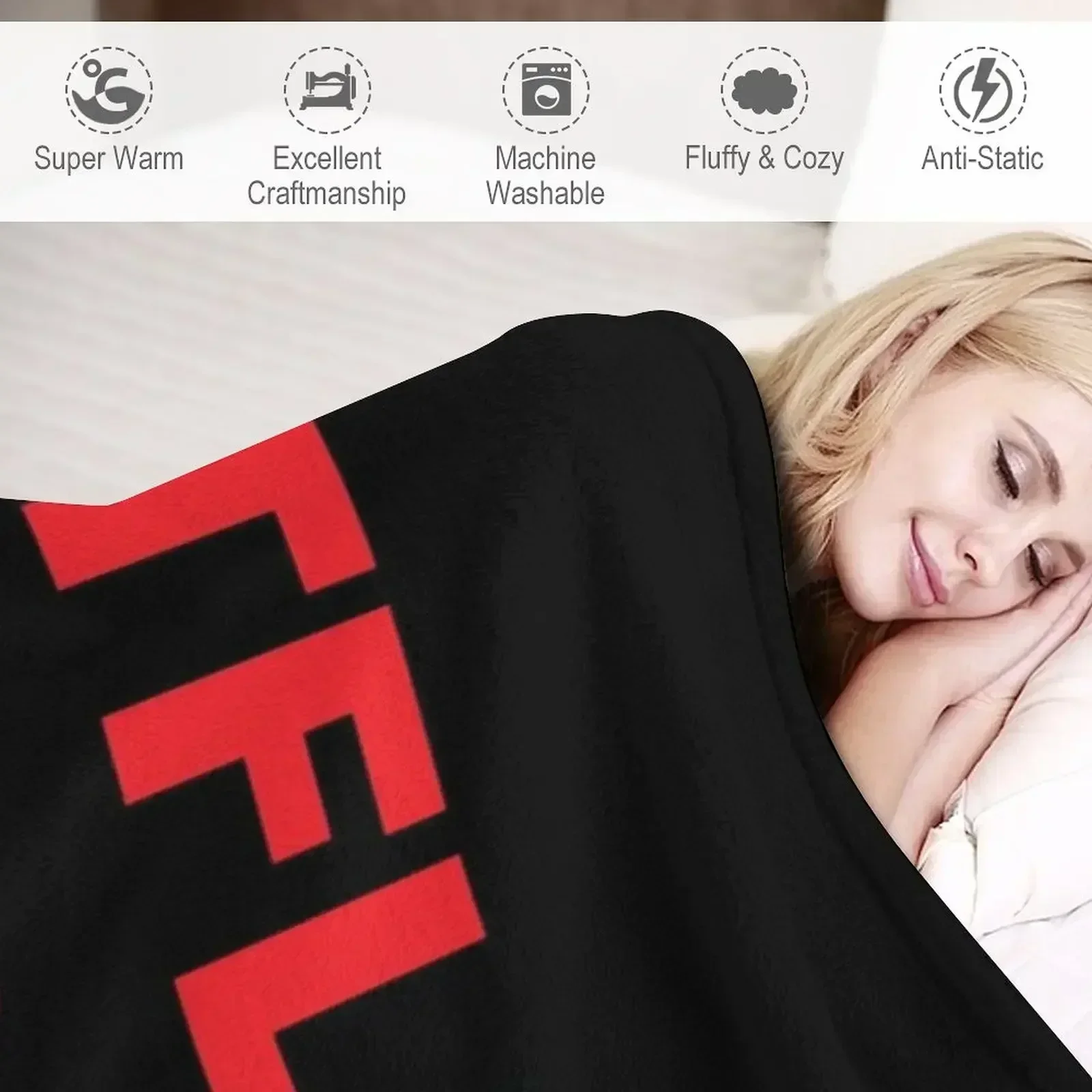 NETFLIX AND CHILL Wolldecke, d – Home Decor Netflix Bewertung und Preis
