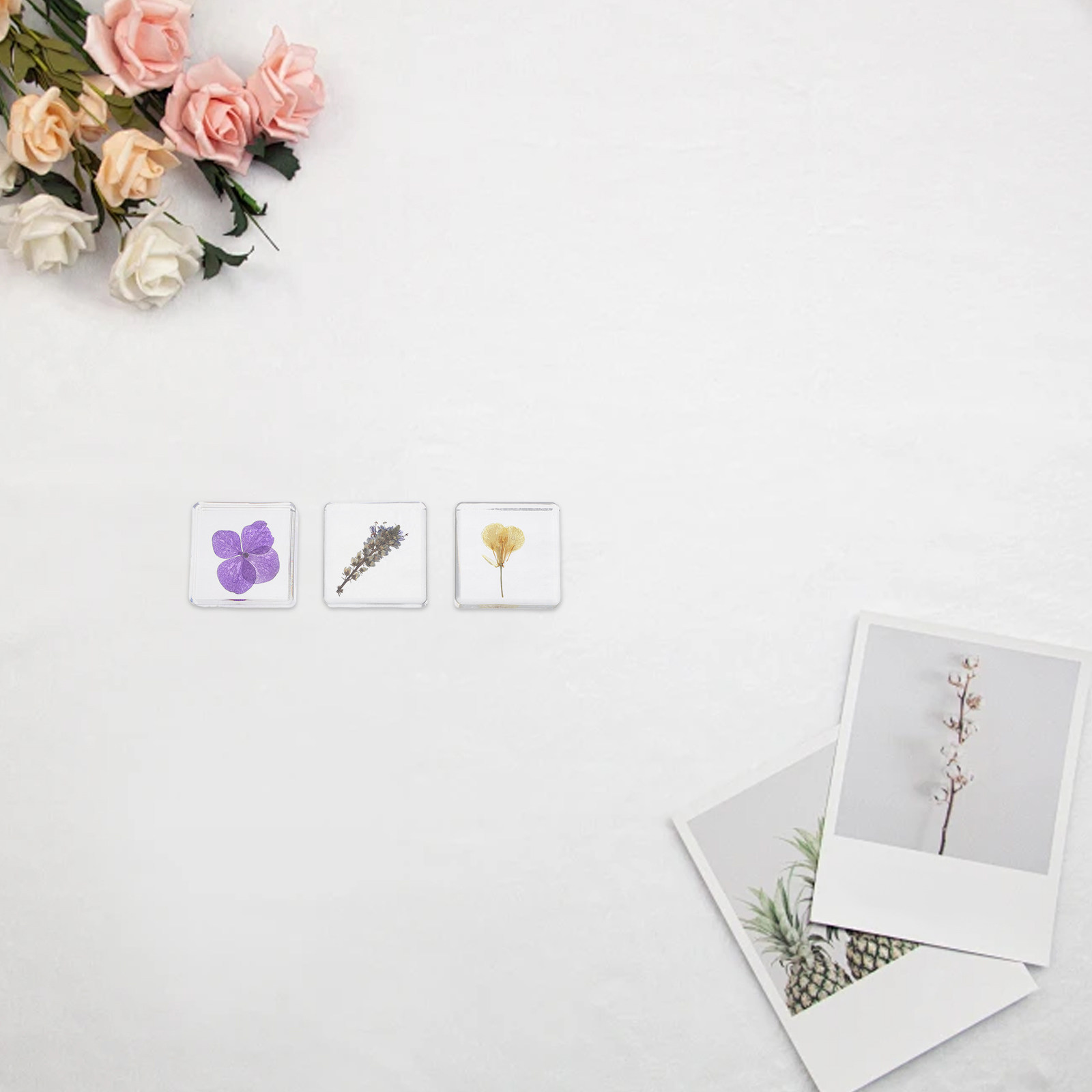 3-teiliges Blumen-Harz-Exempla – Home Decor Resin Bewertung und Preis