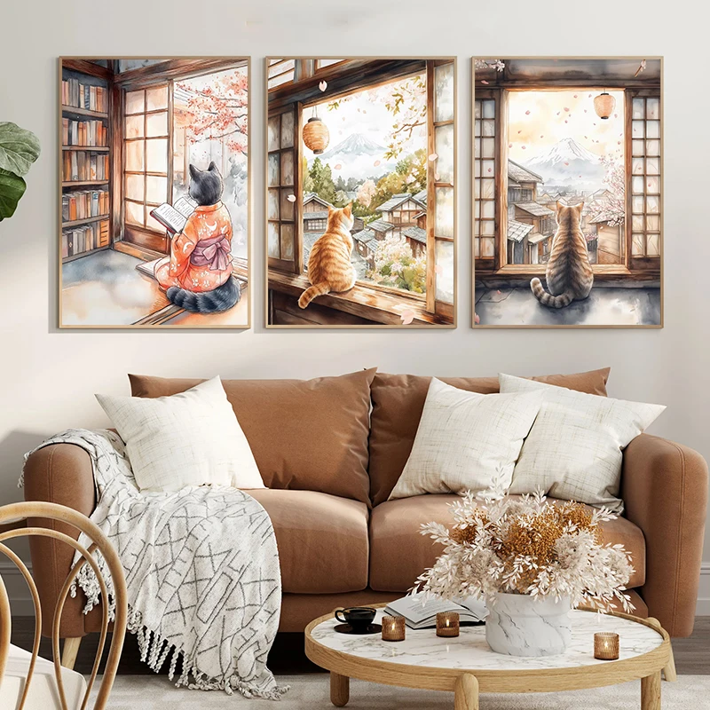 Japanische schwarze Katze, die – Home Decor Essentials Bewertung und Preis