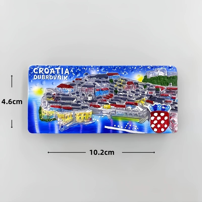 Kroatien 3D Harz-Kühlschrankma – Home Decor Zagreb Bewertung und Preis