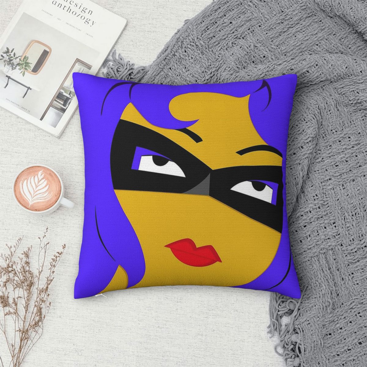 2018 Netflix Masked Woman Kiss – Home Decor Netflix Bewertung und Preis