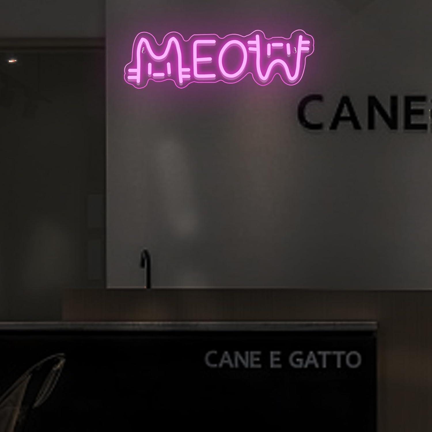 Miau Neon-Schild Katze USB-bet – Home Decor Cat Bewertung und Preis