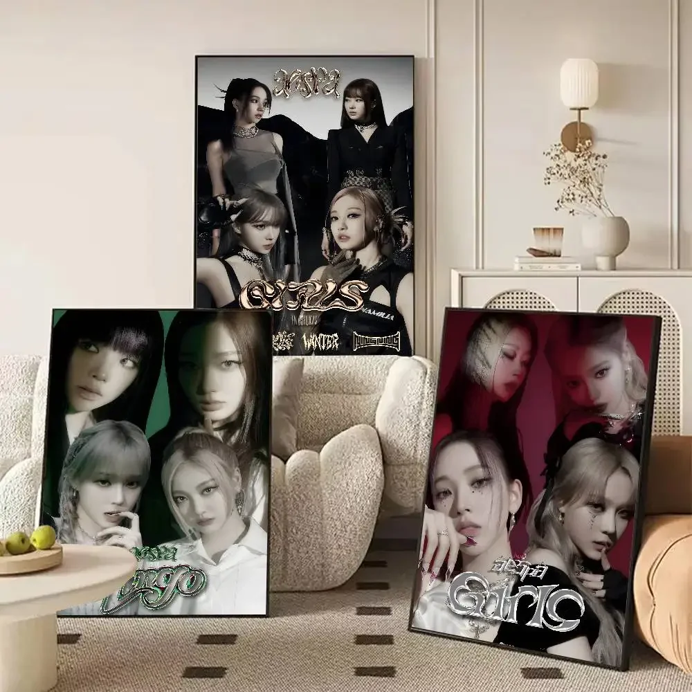 Girl Group Kpop A-Aespa Poster – Home Decor Living Room Ideas Bewertung und Preis