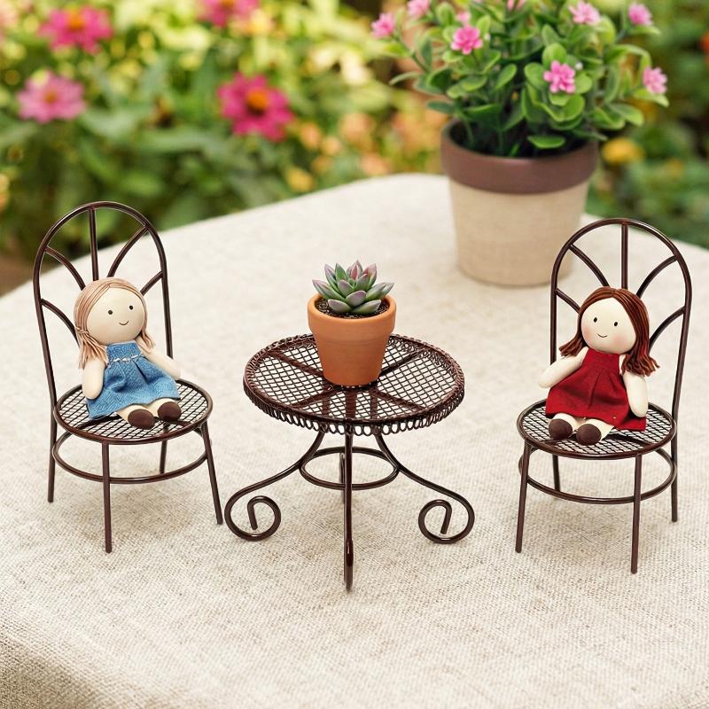 1/3-teiliges Puppenhaus-Garten – Home Decor Furniture Bewertung und Preis