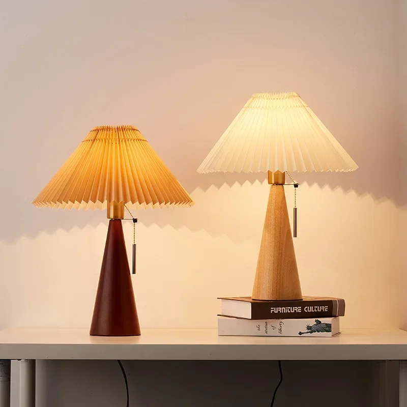 Retro-Plissee-Tischlampe, nord – Home Decor Light Bewertung und Preis