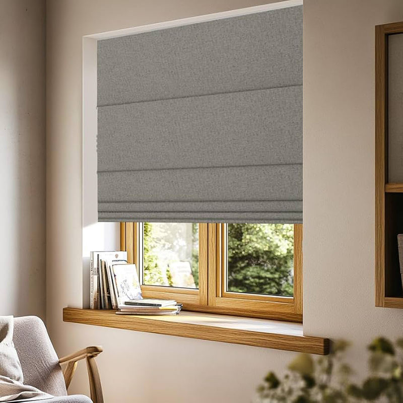 Französische Leinen-Verdunkelu – Home Decor Window Blinds Bewertung und Preis