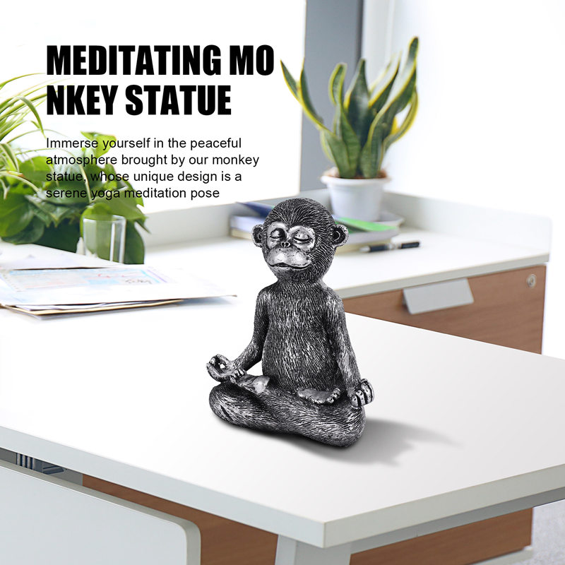 Meditierende Affenstatue aus K – Home Decor Resin Bewertung und Preis