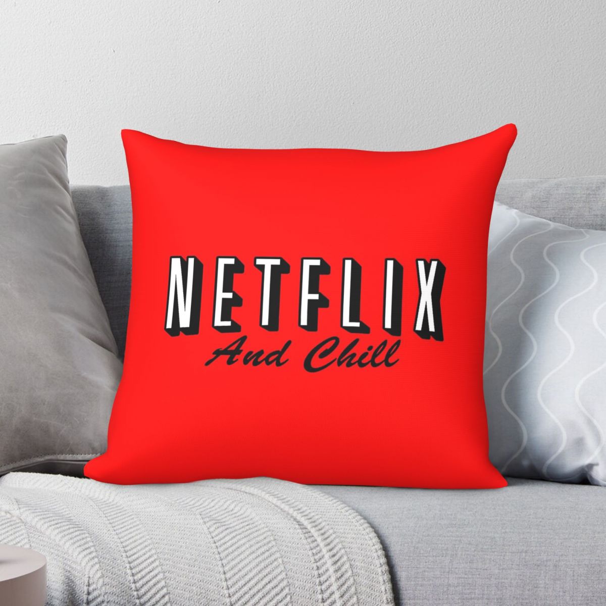 Netflix And Chill Roter quadra – Home Decor Netflix Bewertung und Preis