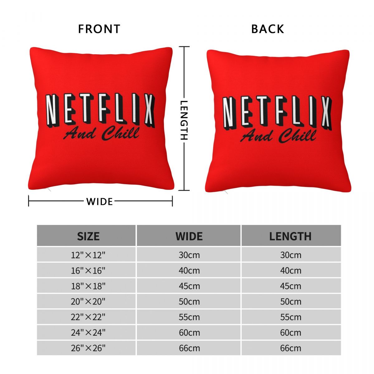 Netflix And Chill Roter quadra – Home Decor Netflix Bewertung und Preis