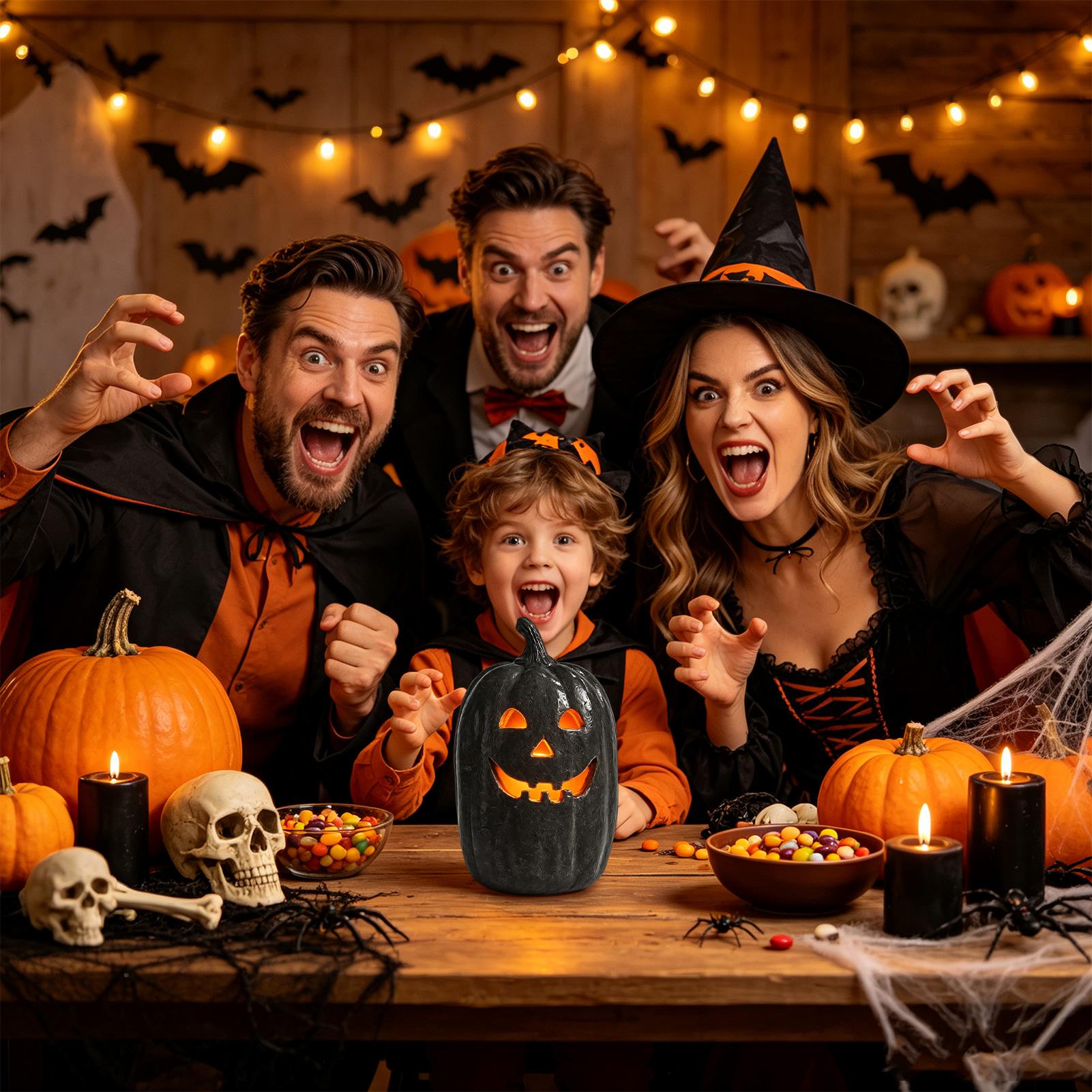 Halloween-Kürbis-Deko aus Kuns – Home Decor Resin Bewertung und Preis