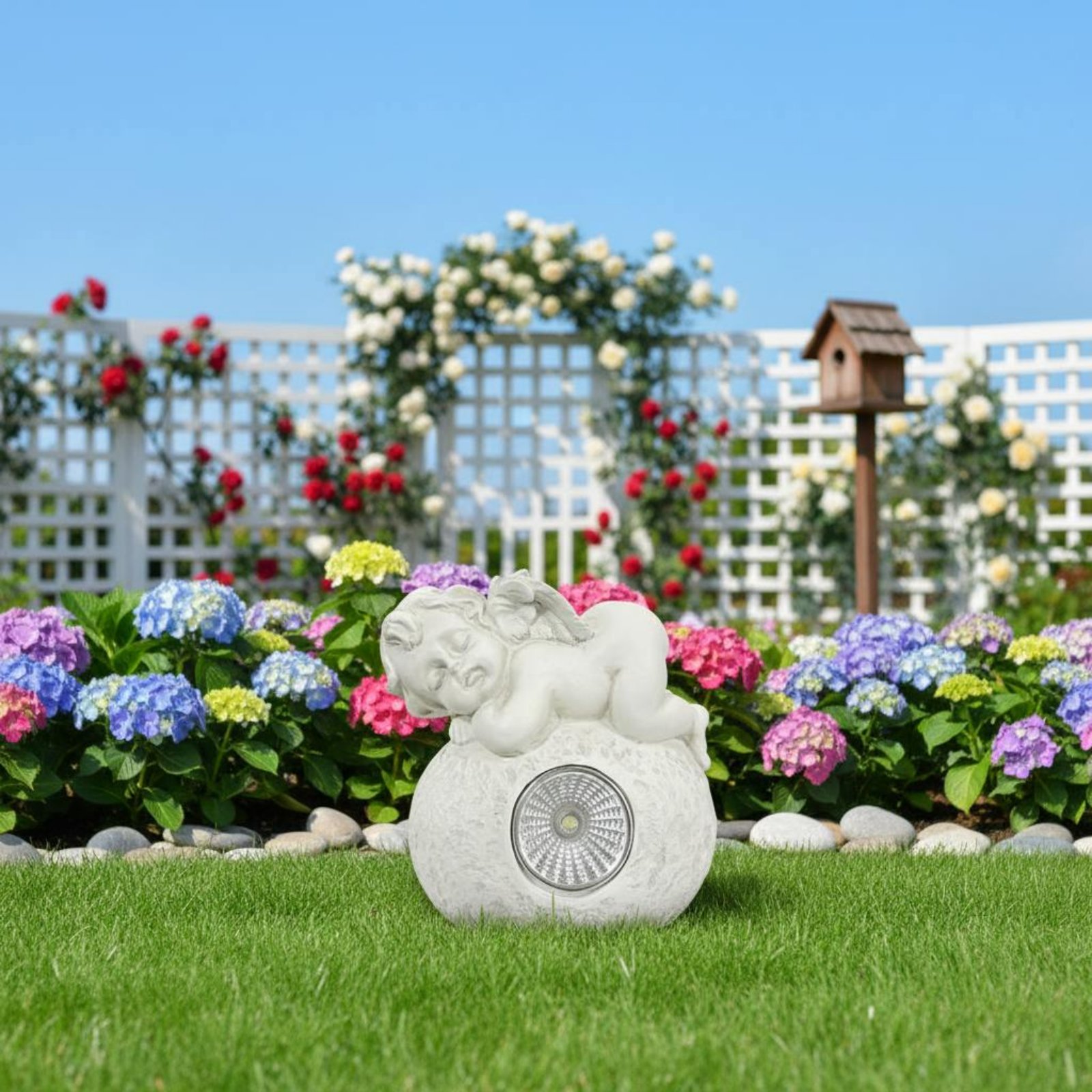 Liegender Engel aus Kunstharz  – Home Decor Resin Bewertung und Preis