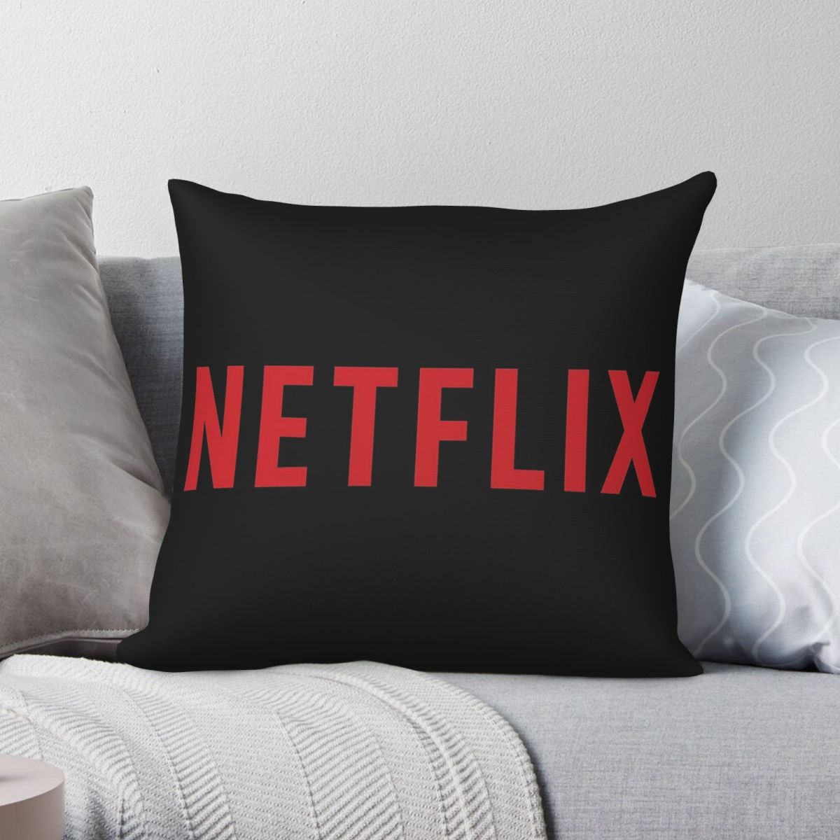 Quadratischer Kissenbezug mit  – Home Decor Netflix Bewertung und Preis