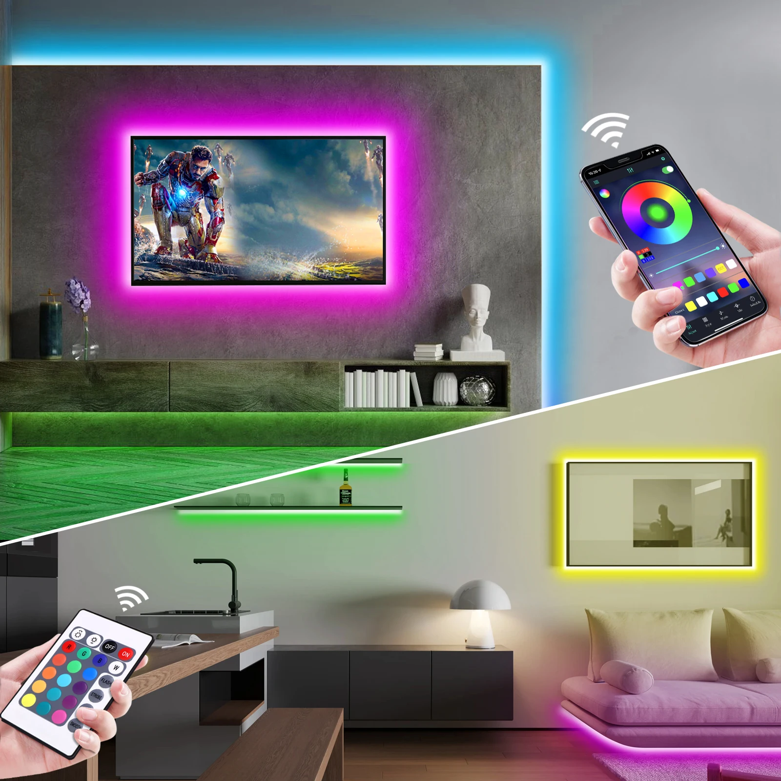 1-5 m RGB LED Neon Streifen Li – Home Decor Light Bewertung und Preis