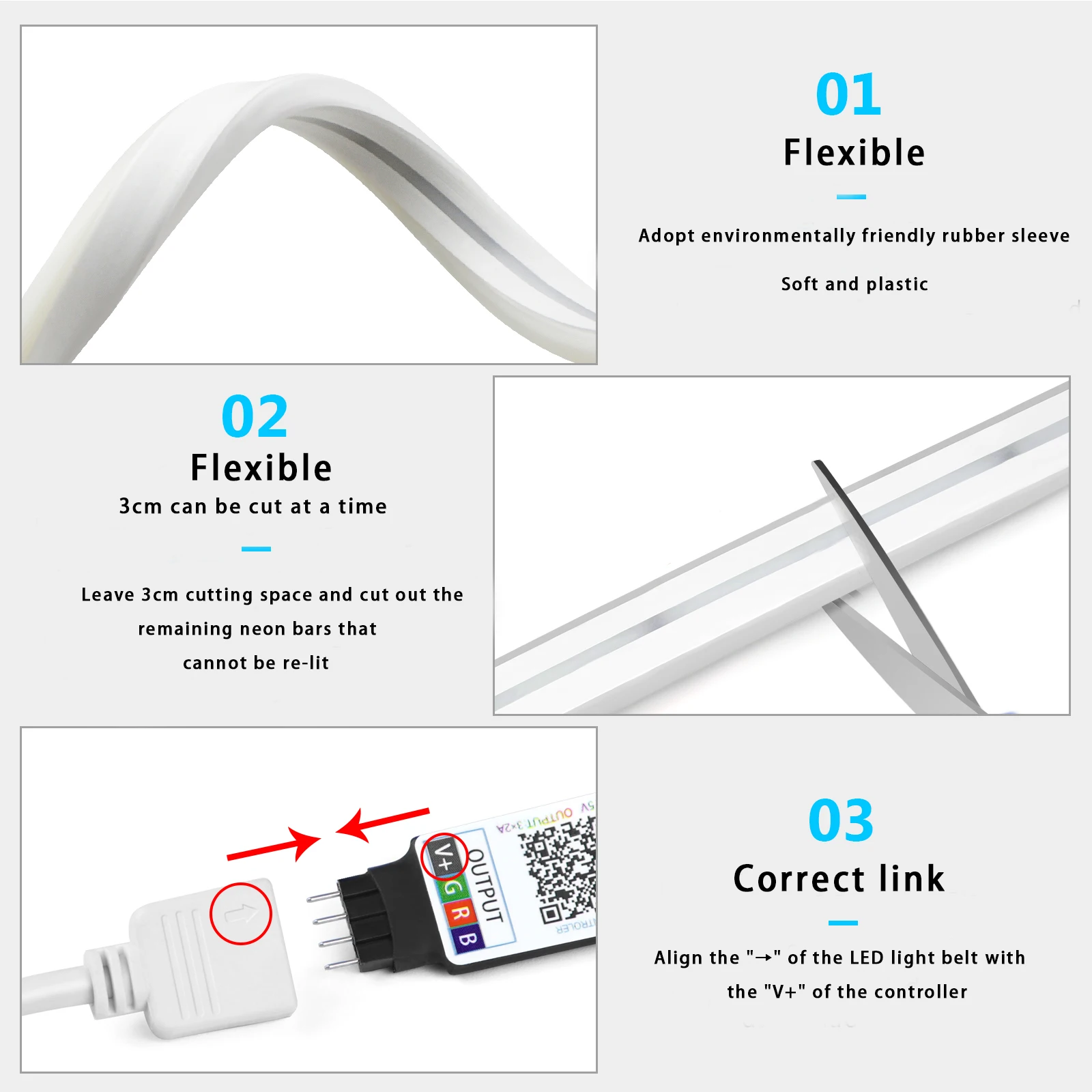 1-5 m RGB LED Neon Streifen Li – Home Decor Light Bewertung und Preis